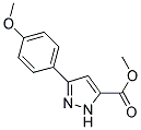 5-(4-METHOXY-PHENYL)-2H-PYRAZOLE-3-CARBOXYLIC ACID METHYL ESTER Struktur