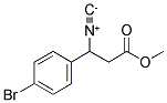 METHYL-3-ISOCYANO-3-(4-BROMOPHENYL)PROPIONATE Struktur