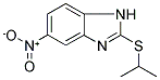 2-(ISOPROPYLTHIO)-5-NITRO-1H-BENZIMIDAZOLE Struktur