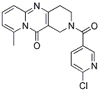 2-[(6-CHLOROPYRIDIN-3-YL)CARBONYL]-9-METHYL-1,2,3,4-TETRAHYDRO-11H-DIPYRIDO[1,2-A:4',3'-D]PYRIMIDIN-11-ONE Struktur