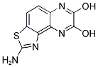 2-AMINO-THIAZOLO[4,5-F]QUINOXALINE-7,8-DIOL Struktur