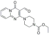 4-(3-FORMYL-4-OXO-4H-PYRIDO[1,2-A]PYRIMIDIN-2-YL)-PIPERAZINE-1-CARBOXYLIC ACID ETHYL ESTER Struktur