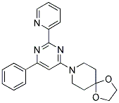 8-(6-PHENYL-2-PYRIDIN-2-YLPYRIMIDIN-4-YL)-1,4-DIOXA-8-AZASPIRO[4.5]DECANE Struktur