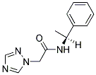 N-(1-PHENYLETHYL)-2-(1H-1,2,4-TRIAZOL-1-YL)ACETAMIDE Struktur