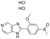 2-[2-METHOXY-4-(METHYLSULFINYL)PHENYL]-1H-IMIDAZO[4,5-C]PYRIDINE, 2HCL Struktur