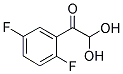 2,5-DIFLUOROPHENYLGLYOXAL HYDRATE Struktur