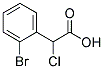 2-(2-BROMOPHENYL)-2-CHLOROACETIC ACID Struktur