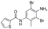 N-(4-AMINO-3,5-DIBROMO-2-METHYLPHENYL)THIOPHENE-2-CARBOXAMIDE Struktur