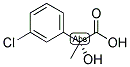 (R)-2-HYDROXY-2-METHYL(3-CHLOROBENZENE)ACETIC ACID Struktur