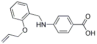 4-((2-(ALLYLOXY)BENZYL)AMINO)BENZOIC ACID Struktur