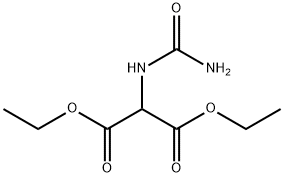 DIETHYL UREIDOMALONATE Struktur