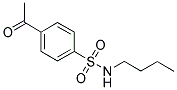 4-ACETYL-N-BUTYLBENZENESULFONAMIDE Struktur