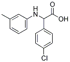 (4-CHLORO-PHENYL)-M-TOLYLAMINO-ACETIC ACID Struktur