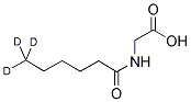 HEXANOYL (6,6,6-D3)GLYCINE Struktur