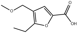 5-ETHYL-4-METHOXYMETHYL-FURAN-2-CARBOXYLIC ACID Struktur