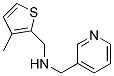 (3-METHYL-THIOPHEN-2-YLMETHYL)-PYRIDIN-3-YLMETHYL-AMINE Struktur