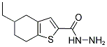 5-ETHYL-4,5,6,7-TETRAHYDRO-1-BENZOTHIOPHENE-2-CARBOHYDRAZIDE Struktur