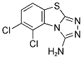 5,6-DICHLORO[1,2,4]TRIAZOLO[3,4-B][1,3]BENZOTHIAZOL-3-AMINE Struktur