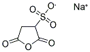 TETRAHYDRO-2,5-DIOXO-3-FURANSULFONIC ACID, SODIUM SALT Struktur