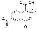 3,3-DIMETHYL-7-NITRO-1-OXO-ISOCHROMAN-4-CARBOXYLIC ACID Struktur