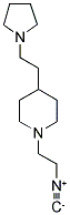 1-(2-ISOCYANOETHYL)-4-(2-PYRROLIDINOETHYL)-PIPERIDINE Struktur