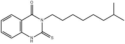 2-MERCAPTO-3-(7-METHYLOCTYL)QUINAZOLIN-4(3H)-ONE Struktur