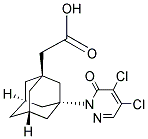 [3-(4,5-DICHLORO-6-OXO-6 H-PYRIDAZIN-1-YL)-ADAMANTAN-1-YL]-ACETIC ACID Struktur