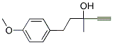 5-(4-METHOXYPHENYL)-3-METHYL-1-PENTYN-3-OL Struktur