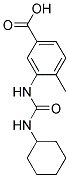 3-([(CYCLOHEXYLAMINO)CARBONYL]AMINO)-4-METHYLBENZOIC ACID Struktur