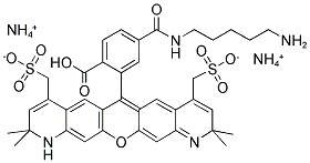 ALEXA FLUOR(R) 568 CADAVERINE, DIAMMONIUM SALT Struktur