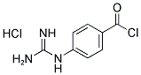 4-GUANIDINOBENZOYL CHLORIDE, HYDROCHLORIDE Struktur