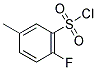 2-FLUORO-5-METHYLBENZENESULFONYL CHLORIDE Struktur