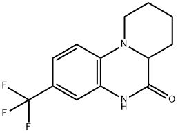 3-(TRIFLUOROMETHYL)-7,8,9,10-TETRAHYDRO-5H-PYRIDO[1,2-A]QUINOXALIN-6(6AH)-ONE Struktur