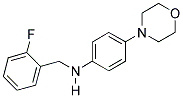 N-(2-FLUOROBENZYL)-4-MORPHOLIN-4-YLANILINE Struktur