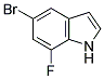 5-BROMO-7-FLUOROINDOLE Struktur