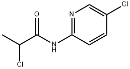 2-CHLORO-N-(5-CHLOROPYRIDIN-2-YL)PROPANAMIDE Struktur