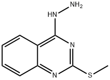 4-HYDRAZINO-2-(METHYLSULFANYL)QUINAZOLINE Struktur