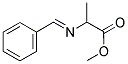 METHYL 2-([(E)-PHENYLMETHYLIDENE]AMINO)PROPANOATE Struktur