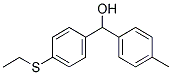 4-(ETHYLTHIO)-4'-METHYLBENZHYDROL Struktur