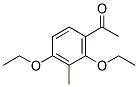 2,4-DIETHOXY-3-METHYLACETOPHENONE Struktur