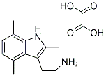 2-(2,4,7-TRIMETHYL-1H-INDOL-3-YL)ETHANAMINE OXALATE Struktur