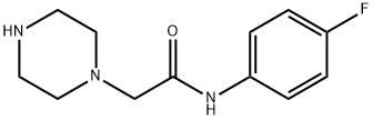 N-(4-FLUOROPHENYL)-2-PIPERAZIN-1-YLACETAMIDE Struktur