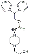 FMOC-1-AMINO-4-(2-HYDROXYETHYL)PIPERAZINE Struktur