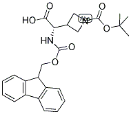 FMOC-S-AZETGLY(BOC)-OH Struktur