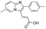 3-(6-METHYL-2-P-TOLYL-IMIDAZO[1,2-A]PYRIDIN-3-YL)-ACRYLIC ACID Struktur