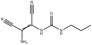 N-(2-AMINO-1,2-DINITRILOVINYL)(PROPYLAMINO)FORMAMIDE Struktur