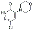 6-CHLORO-4-(4-MORPHOLINYL)-3(2H)-PYRIDAZINONE Struktur