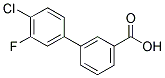 3-(4-CHLORO-3-FLUOROPHENYL)BENZOIC ACID Struktur