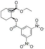 (1R,2S)-CIS-2-(3',5'-DINITRO-BENZOYLOXY) CYCLOHEXANE CARBOXYLIC ACID ETHYL ESTER Struktur