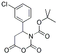 4-(3-CHLORO-PHENYL)-2,6-DIOXO-[1,3]OXAZINANE-3-CARBOXYLIC ACID TERT-BUTYL ESTER Struktur